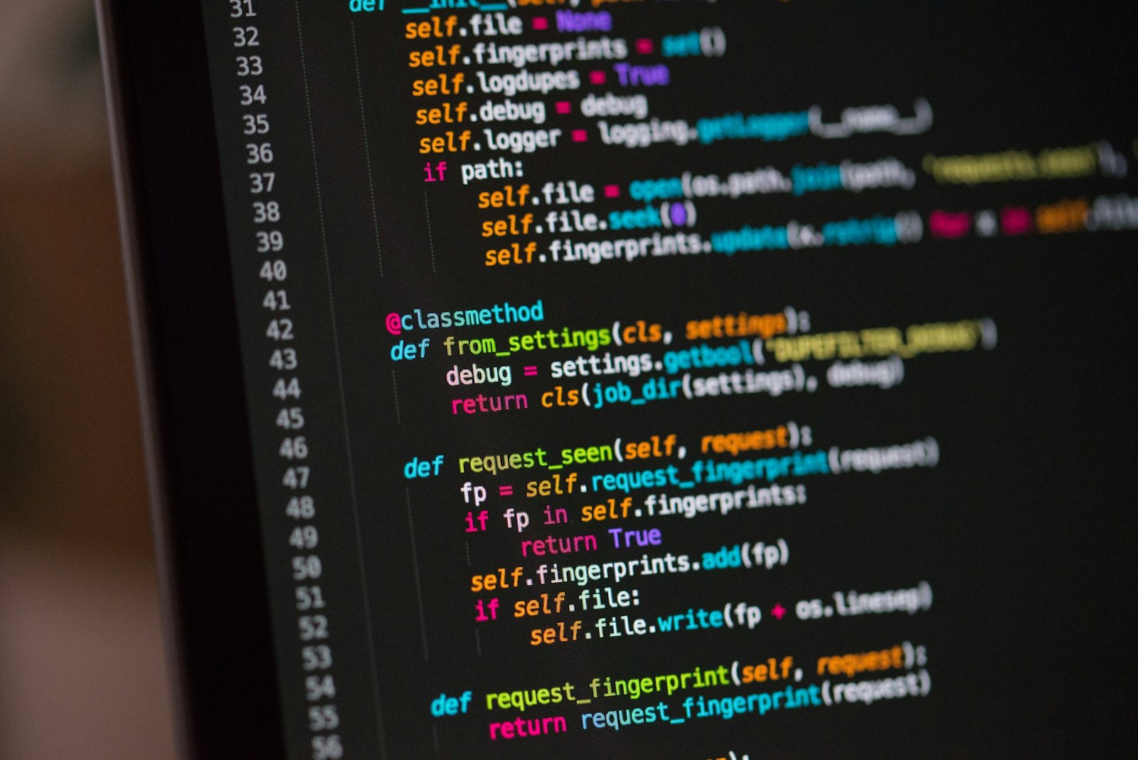 Computer screen showing lines of code, representing API integration troubleshooting