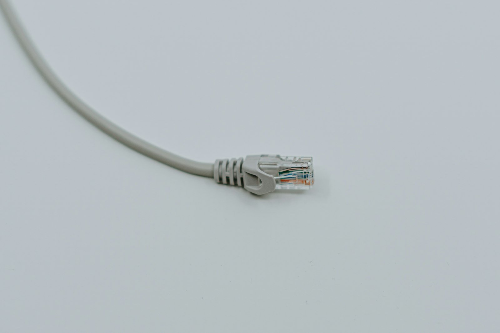 Ethernet cable close-up representing a QuickBooks company file that will not sync